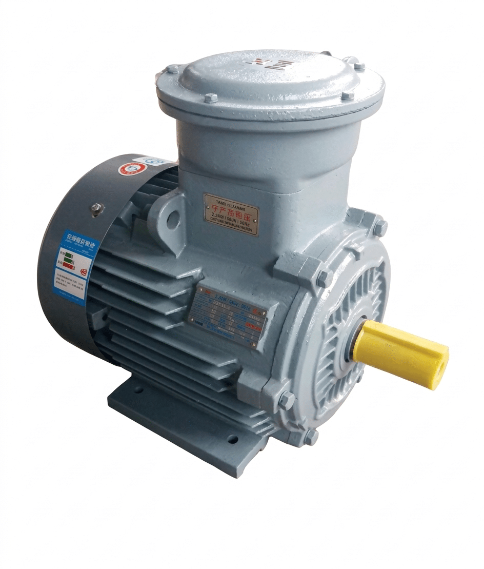 Gemini_Generated_Image_ncx00qncx00qncx0 YB3 Series Explosion-proof Induction Motor - Image 1